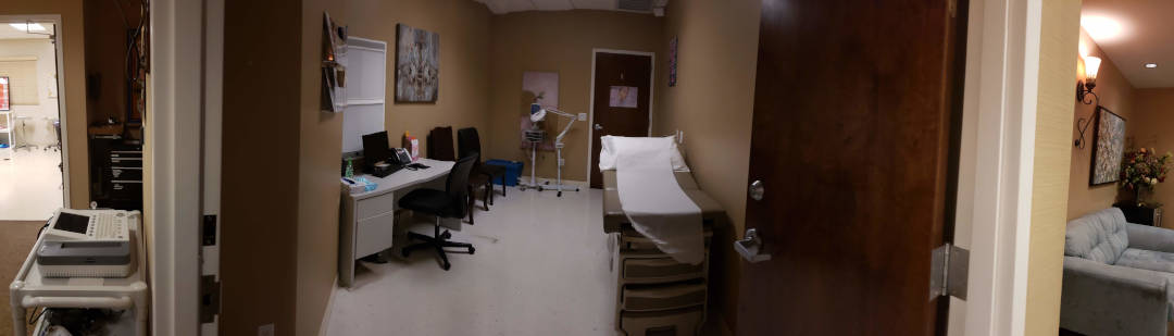 exam room and procedure suite