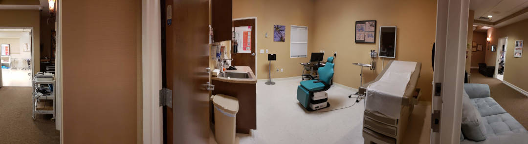 exam room and procedure suite